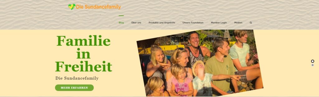 Webseite Sundance Family